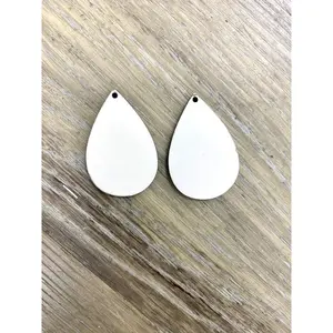 Closed Teardrop Sublimation Earrings