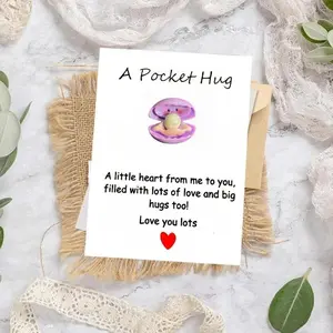 Baby Shower Gift Card, Pocket Hug Card with Self Seal Envelope, Classroom Kindness Gift Card, End Of Year Gift