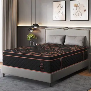 14" Twin Full Queen King Size Mattress in a Box Hybrid Spring Gel Memory Foam,  Euro Top Medium Firm Ergonomic Mattresses for Motion Isolation, Edge Support, 100 Night Trial