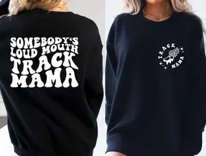 Track Mom Jersey, Mom Sweatshirt, Track Shirt, Soccer Lover Gift, Track Mom Sweatshirt, Track Mama Mom Shirt, Game Day Crewneck,