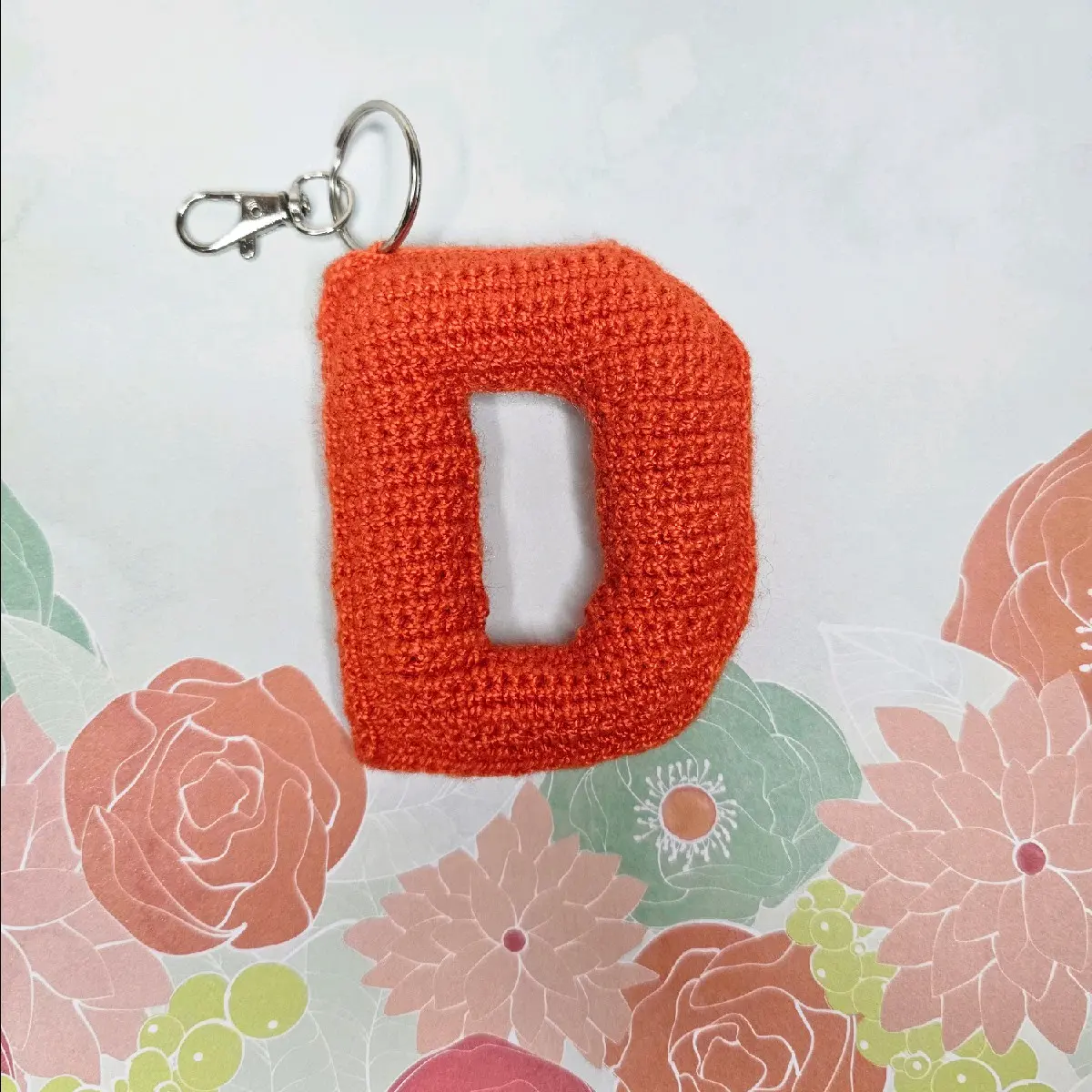 Letter D Keychain