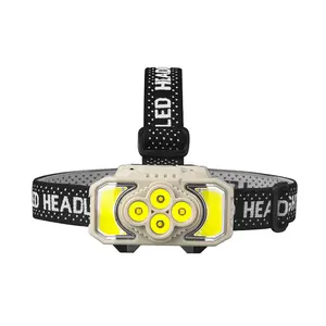 New portable headlamp, super bright outdoor light for camping and hiking, LED lighting headlamp