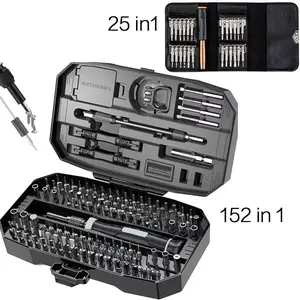 Precision Screwdriver Set, Laptop Tool Kit, 152/25 in 1 Professional Computer Screwdriver Repair Kit T5 T6 Torx Screwdriver
