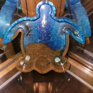 custom sea turtle ocean theme ashtray or trinket dish Gift Accessories