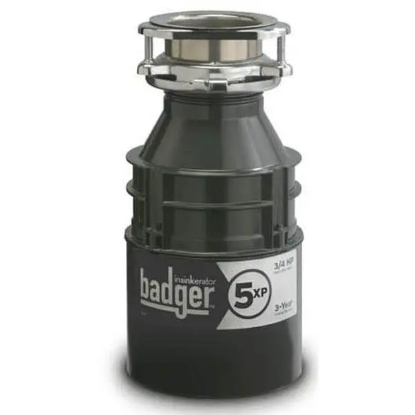 In-sink-erator Badger 5XP Compact Food Disposal, Indoor Kitchen Single Unit Fixture Accessory
