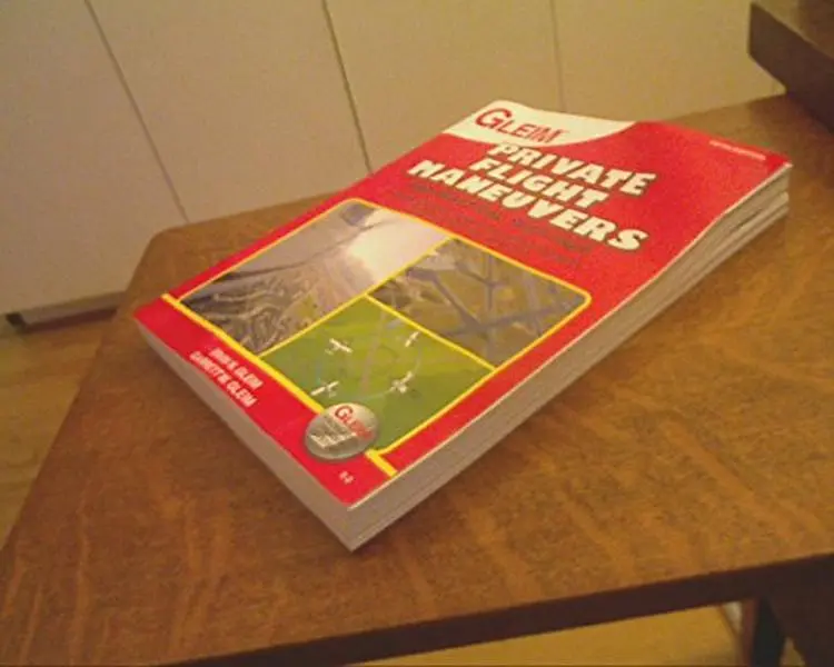 USED Book - Private Pilot Flight Maneuvers and Practical Test Prep by Irvin N. Gleim (Paperback) - english