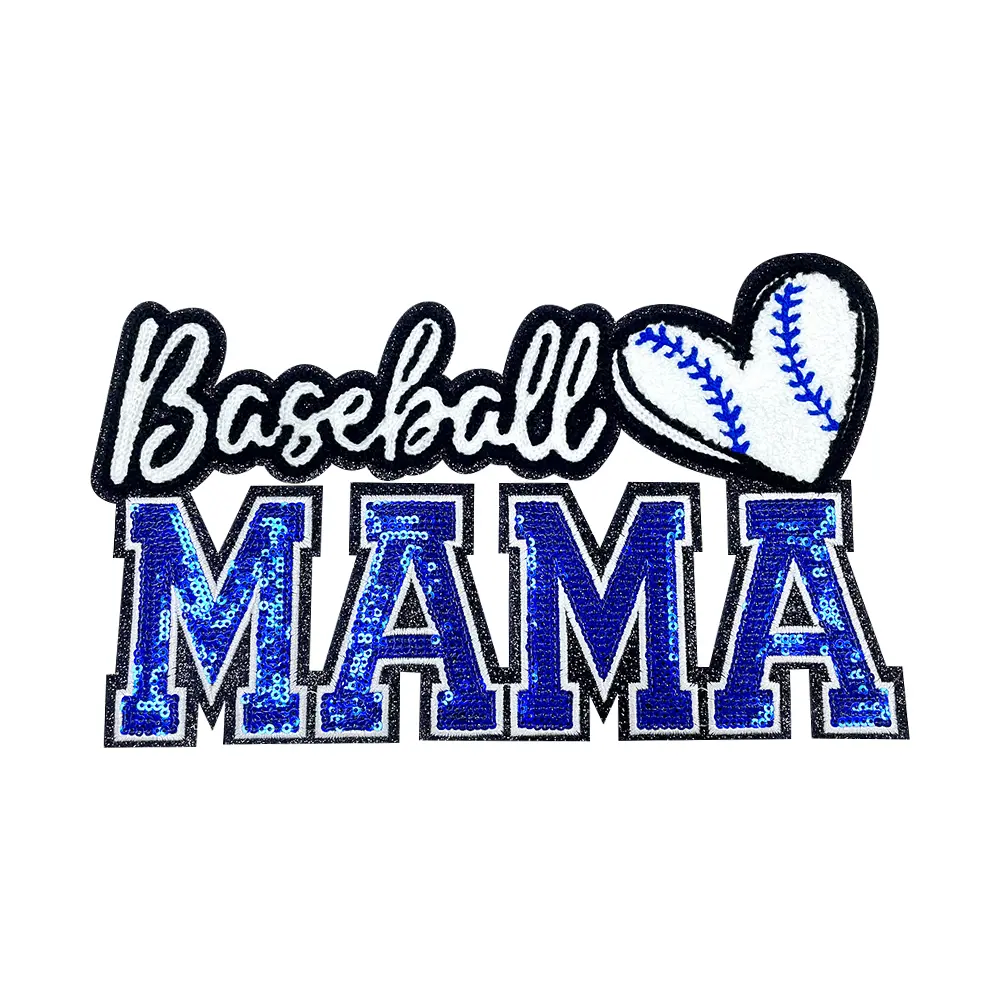 Super cool Baseball MAMA patch with baseball style at its peak, a fashion tool for moms
