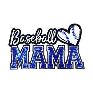Super cool Baseball MAMA patch with baseball style at its peak, a fashion tool for moms