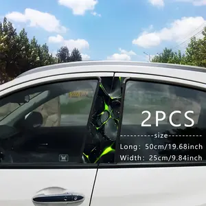 Durable Vinyl Protective Film, Waterproof Scratch Resistant Self Adhesive Wrap, Ideal for Car Window Stickers, Future Design