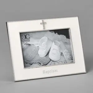 Baptism With Cross Frame