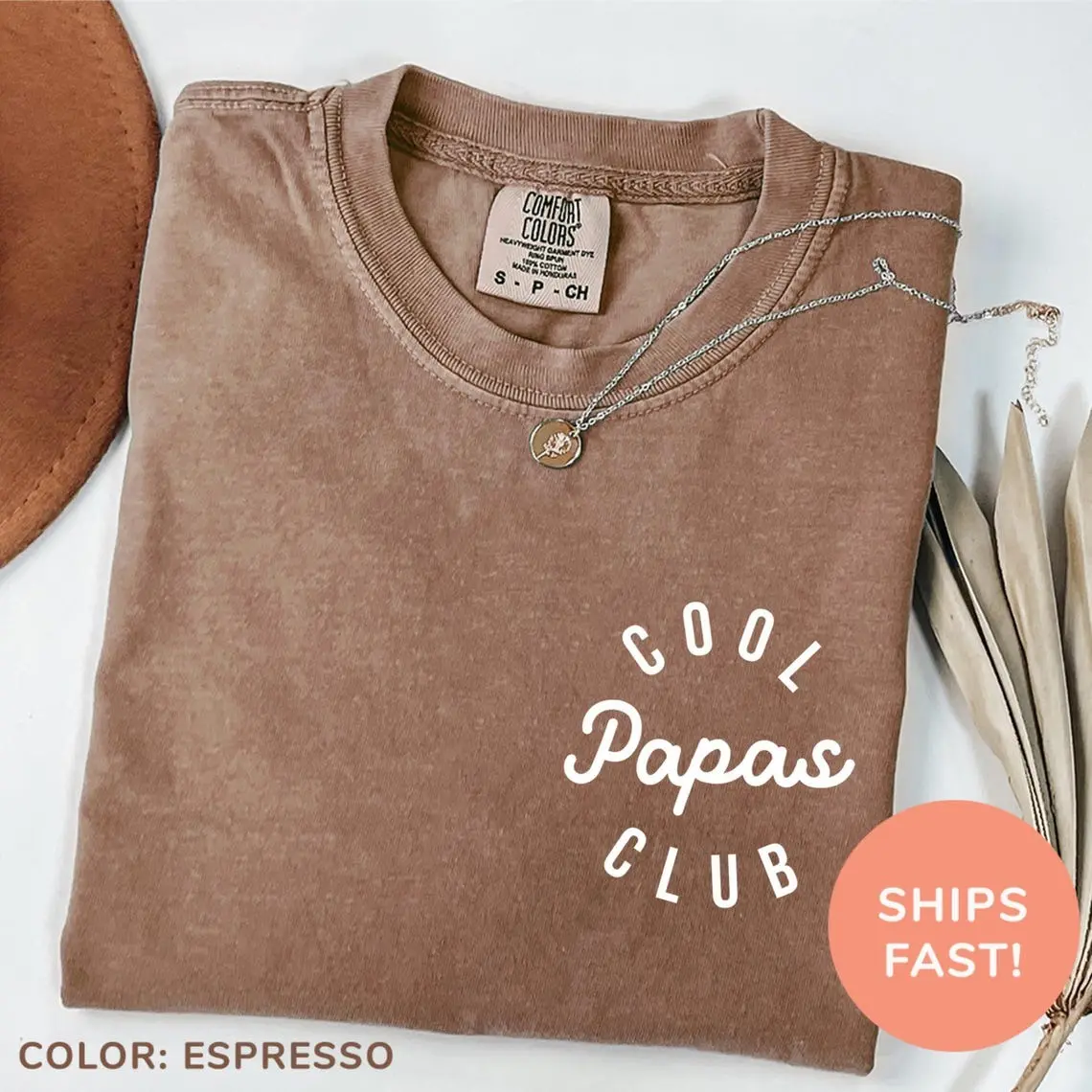 Comfort Colors Cool Papas Club Shirt Father's Day Shirt Best Grandpa Shirt Cool Grandpa Shirt Gramps Shirt Gift from Grandkids