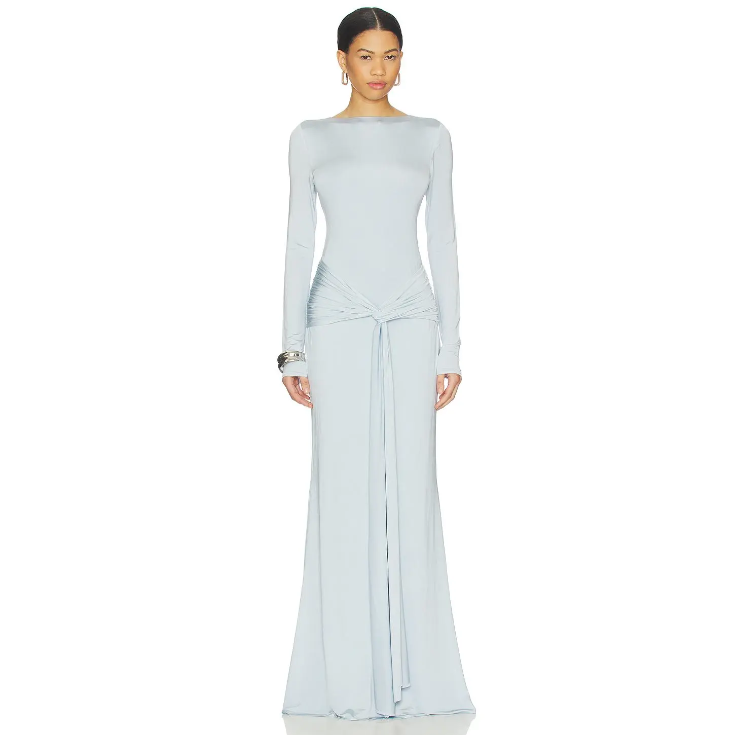 NBD Yara Gown in Icy Blue
