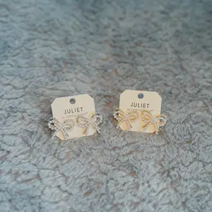 Pearl Bow earrings