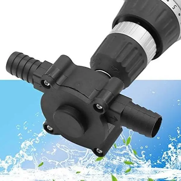 #SummerVibes Drill Pump for Water Gasolineoil Dieselsfluid Transfer Pump Mini Hand Self-Priming Quick Pumping Speed