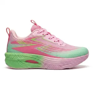 Women's Breathable Mesh Chunky Sneakers, Casual Lace Up Outdoor Shoes, Lightweight Low Top Sport Shoes plus size
