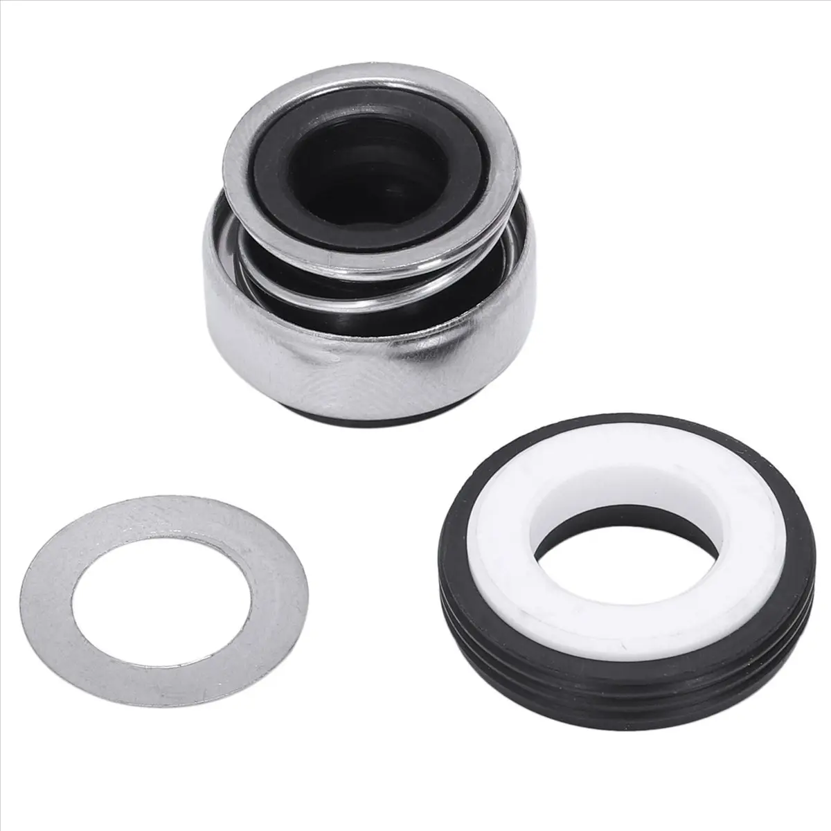 1 x Ceramic Mechanical Seal for Motorcycle Handlebars & Grips, 26mm x 12mm Single Coil Spring Rubber Bellow Pump Seal 301-12, Enhances Durability and Stability