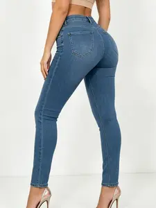 hourglass figure casual pants for women  butt lift stretchy tummy control  high waist jeans stretchy slim fit jean for women womenwomen's jean   denim trousers 2026 fasion