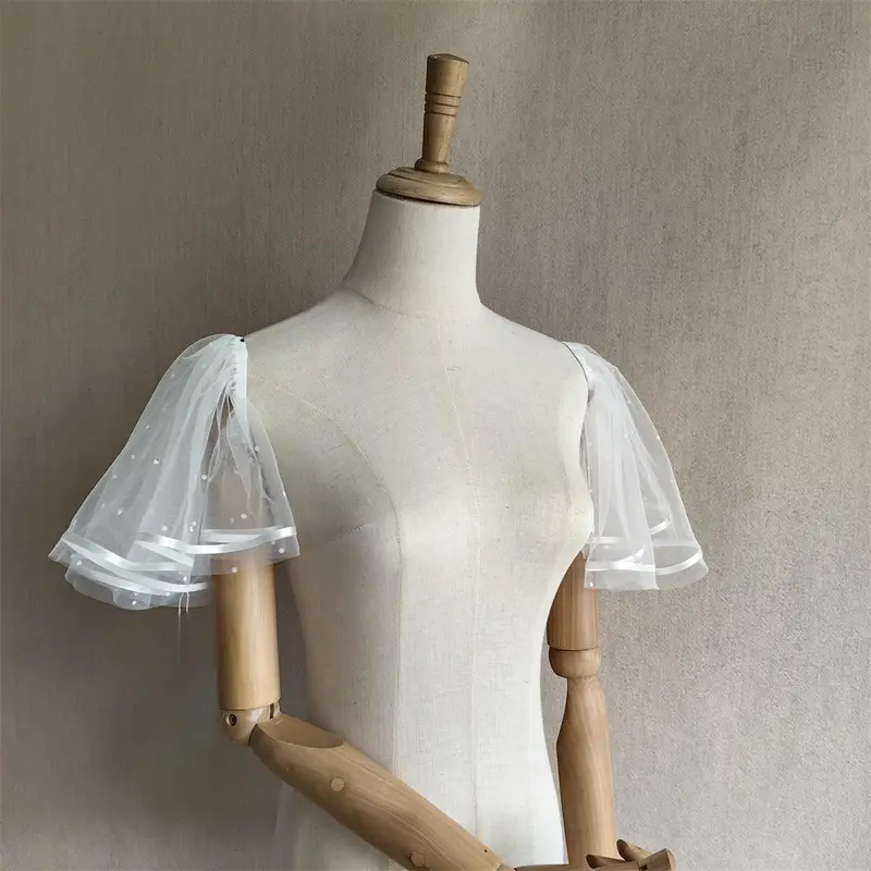 add sheer sleeves to dress Can a light blue formal dress with sheer sleeves and sequin embroidery be  modified to cap sleeves and add a front side slit?