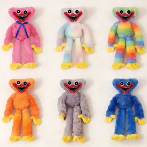 Poppy Playtime Huggy Wuggy Plush Toy Multicolor Horror Game Stuffed Doll for Kids Fans Soft Plushie Gift Collectible
