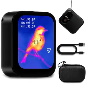 Mini Thermal Camera with Touchscreen, No App Required Small  Imager for  Inspection, 80x60 IR Resolution  Camera for Detect  Camera, Water Leak Detection