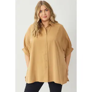 Tam Oversize Top- Plus