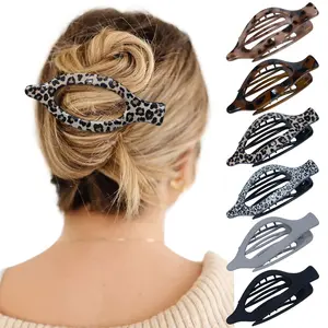 6PCS Flat Hair Clips for Women  Lightweight Non-Slip French Concord Clips | Comfortable No-Dig Hair Claws for Thick & Thin Hair | Stylish Everyday Hair Accessories for Yoga, Driving, Work & Daily Wear