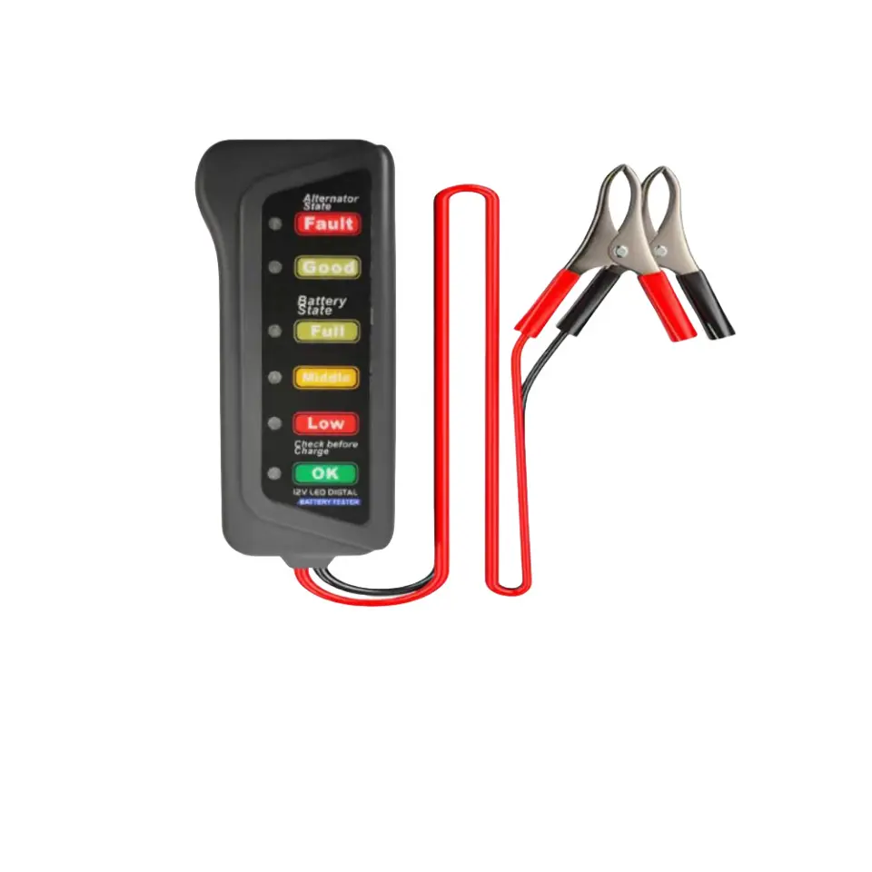 12V Intelligent Battery Capacity Tester - Car Repair Tool, Car Compatible, Suitable for Motorcycle & Electric Vehicle Detection