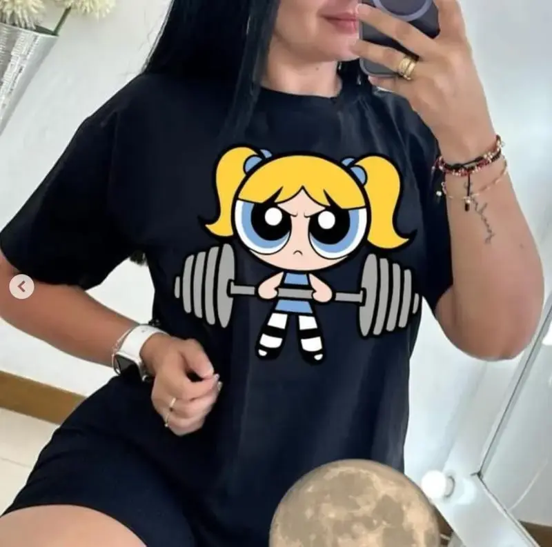 Retro Bubbles Powerpuff Girls Shirt, Cartoon Graphic Tee, 90s Nostalgia Hoodie, Unisex Sweatshirt, Vintage Character Top