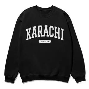 Karachi Sweatshirt Pakistan Collegiate Crewneck Sweater Unisex