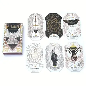 The Citadel: a Fantasy Oracle Deck, 60 Unique Octagonal Cards, D&d Inspired Fantasy Art, Ttrpg Storytelling & Divination Tool, Insight, Best Gift, Tarot Cards, Durable Tarot Cards