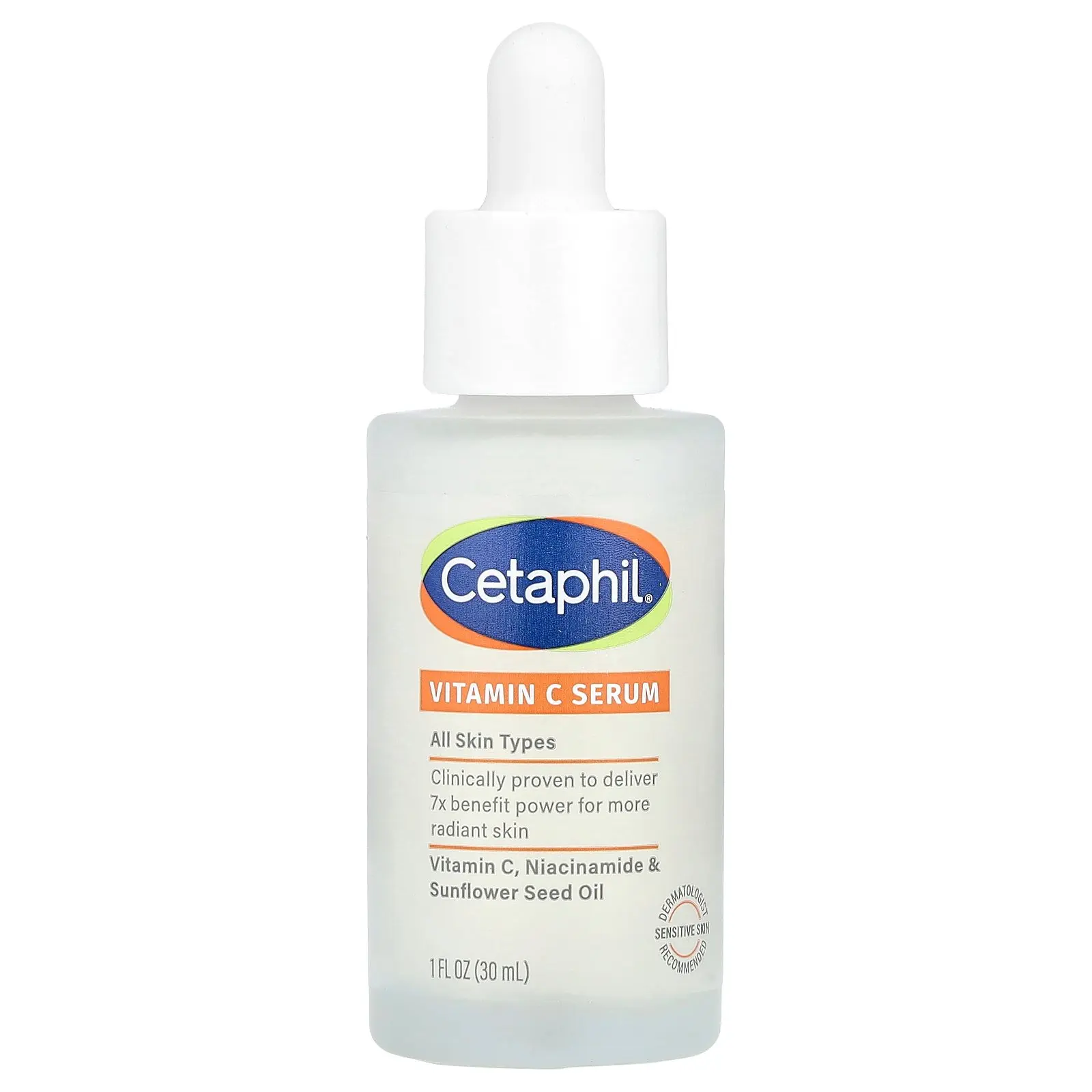 Cetaphil Vitamin C Serum, Fragrance Free, 1 fl oz (30 ml)