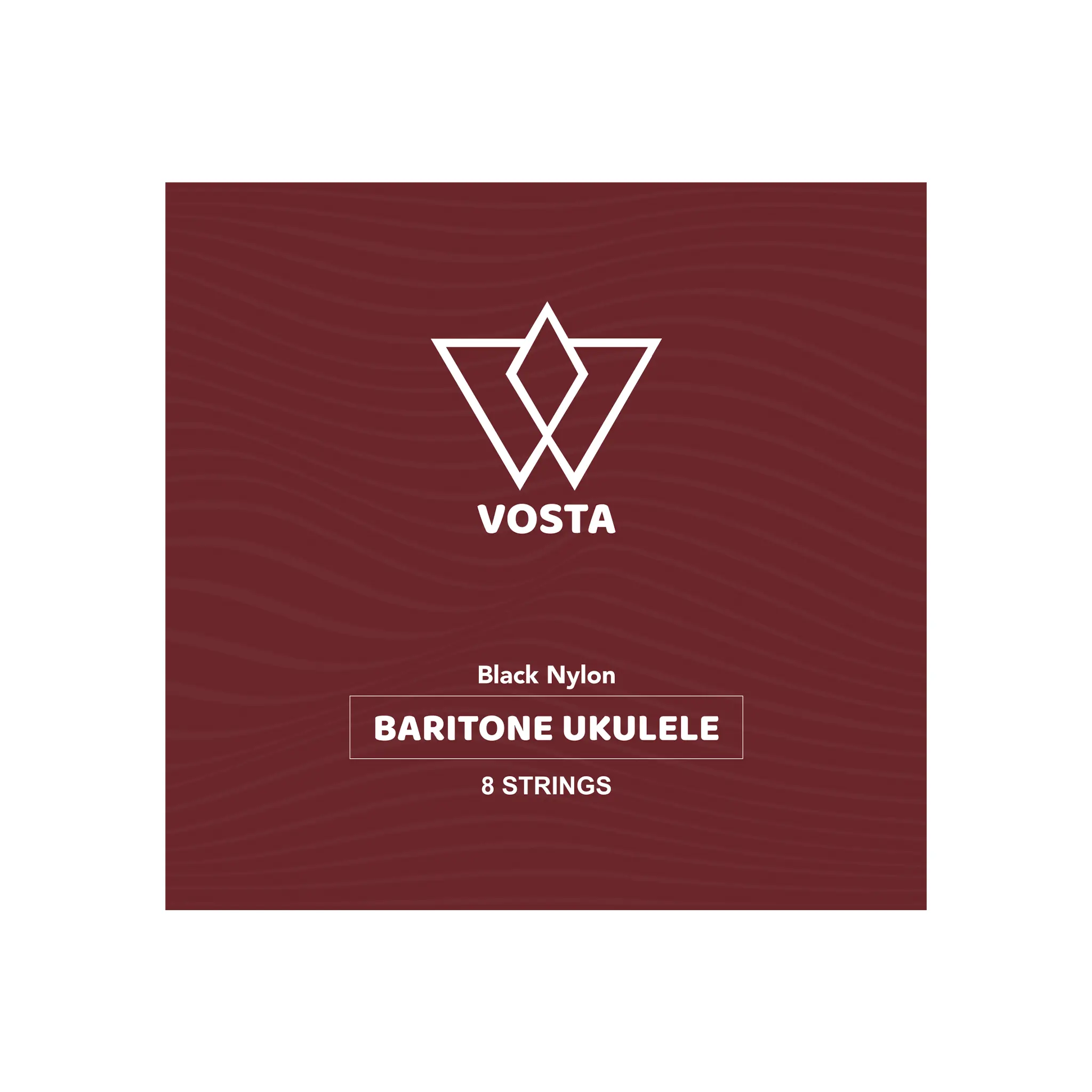Vosta Black Nylon Baritone Ukulele Strings - 8 String Baritone