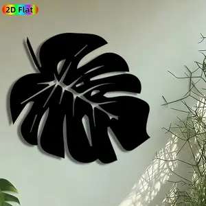1pc Monstera Leaf Metal Wall Art, Tropical Monstera Statue Mural, Artistic Metalwork, Intricate Craftsmanship, Perfect for Housewarming, Summer Decor, Perfect for Living Room Patio Coffee Shop Decor, Ideal Gift for Bohemian Decor Enthusiasts.