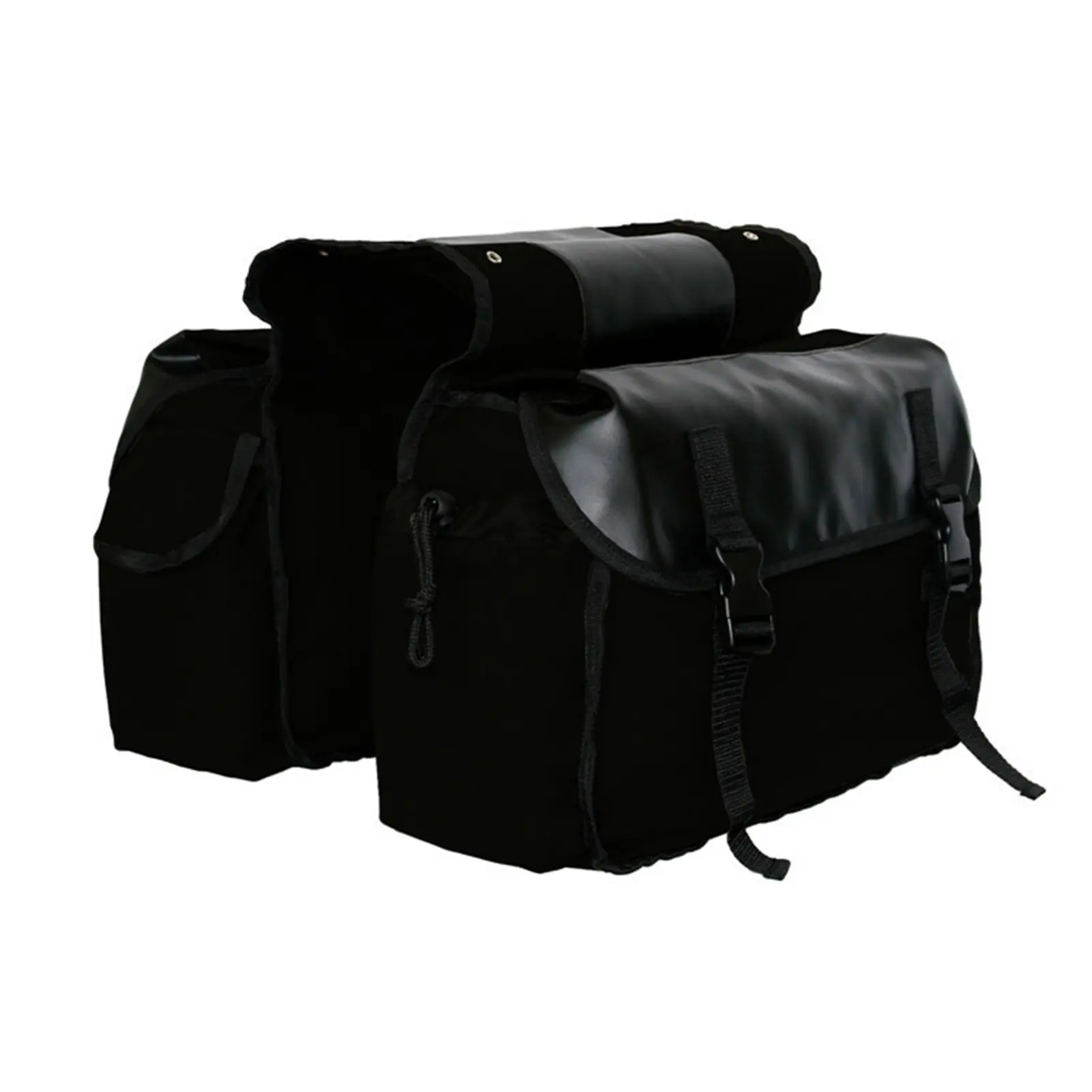 Motorcycle Large Capacity Saddle Bag, Waterproof Canvas Side Tool Box, Travel Riding Storage Pouch, Durable & Spacious Design, Motorcycle Accessory, Saddlebags