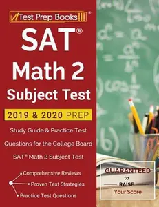 USED-SAT Math 2 Subject Test 2019 & 2020 Prep: Study Guide & Practice Test Questions for the College Board SAT Math 2 Subject Test by Test Prep Books (Paperback)