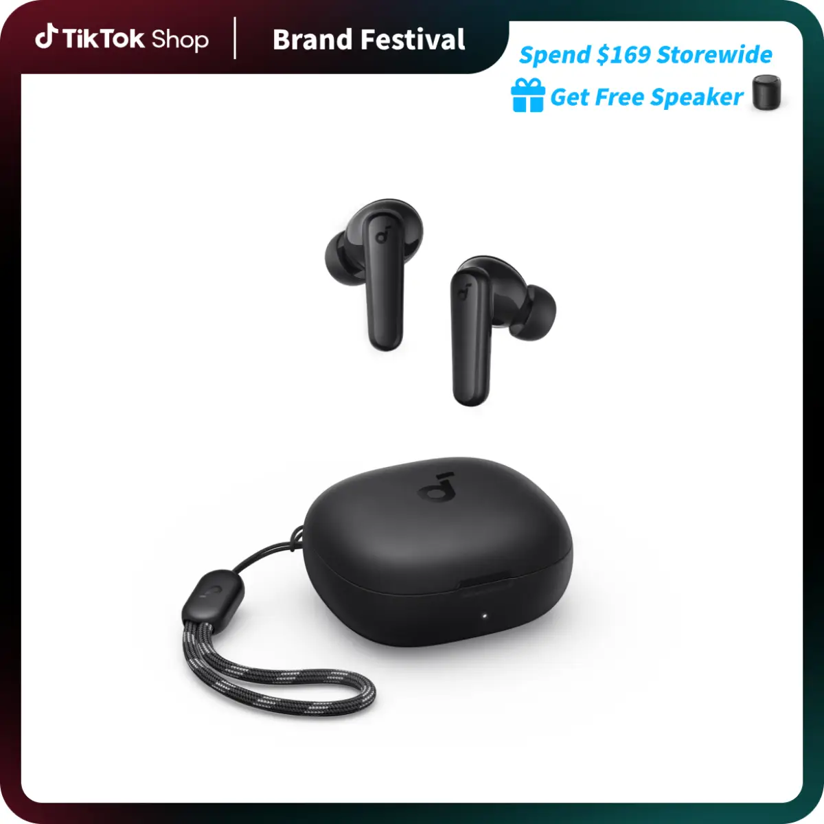 soundcore by Anker P20i True Wireless Earbuds, 10mm Drivers with Big Bass, Bluetooth 5.3, 30H Long Playtime, Water-Resistant, 2 Mics for AI Clear Call