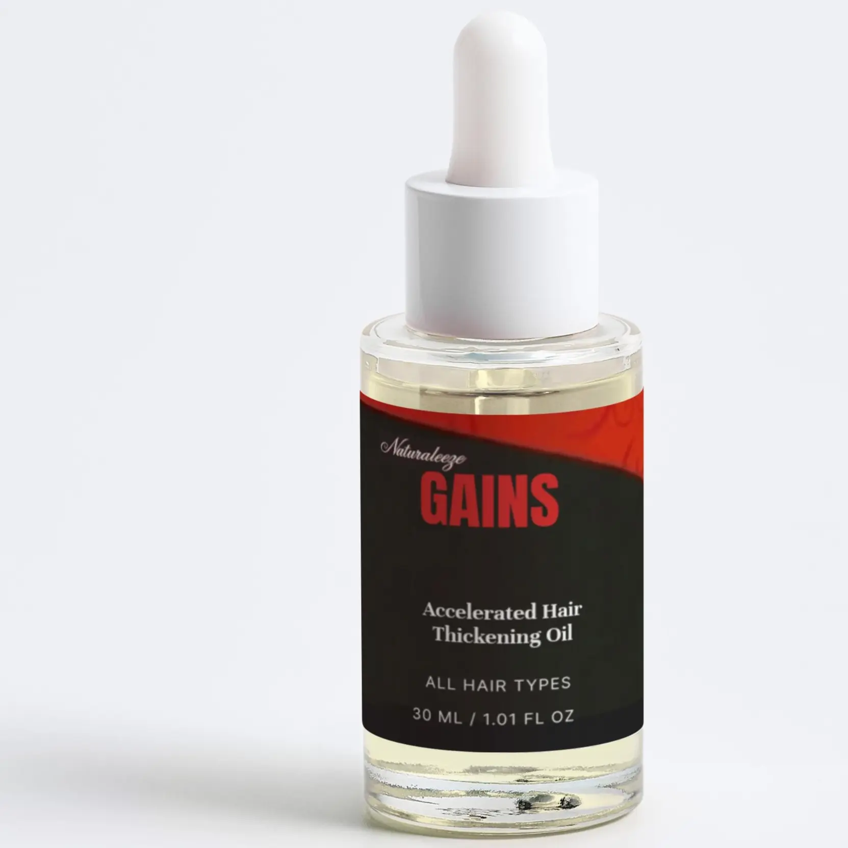 GAINS by Naturaleeze Accelerated Thickening Oil for Men (The "Thickening" Specialist)