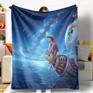 Starry Ocean Voyage Flannel Blanket Sailboat and Shooting Star Print Design Soft Cozy Lightweight Warm Decorative Throw Perfect for Bedroom Living Room Sofa Gift Travel Relaxation tiktokshopspringglowup