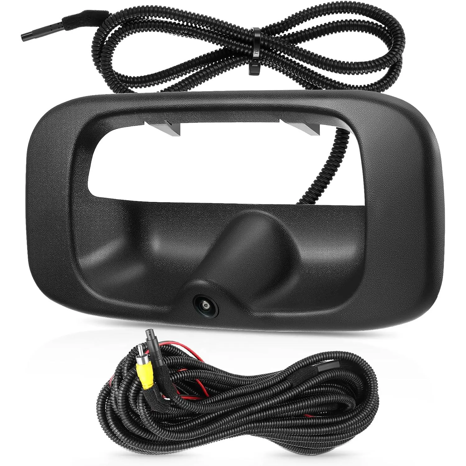 Tailgate Handle Backup Camera Fit for Chevy Silverado GMC Sierra 1500 2500 3500 HD 1999-2007 Classic Tailgate Reversing Rear View Park Assist Camera RCA Plug Replaces 15228539
