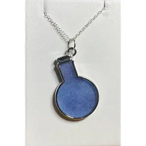 Light Purple Potion Bottle Necklace