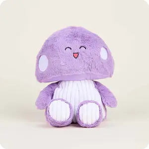 Warmies Purple Toadstool Warmies - Microwavable Plush Toy Scented with French Lavender for Soothing Comfort & Relief