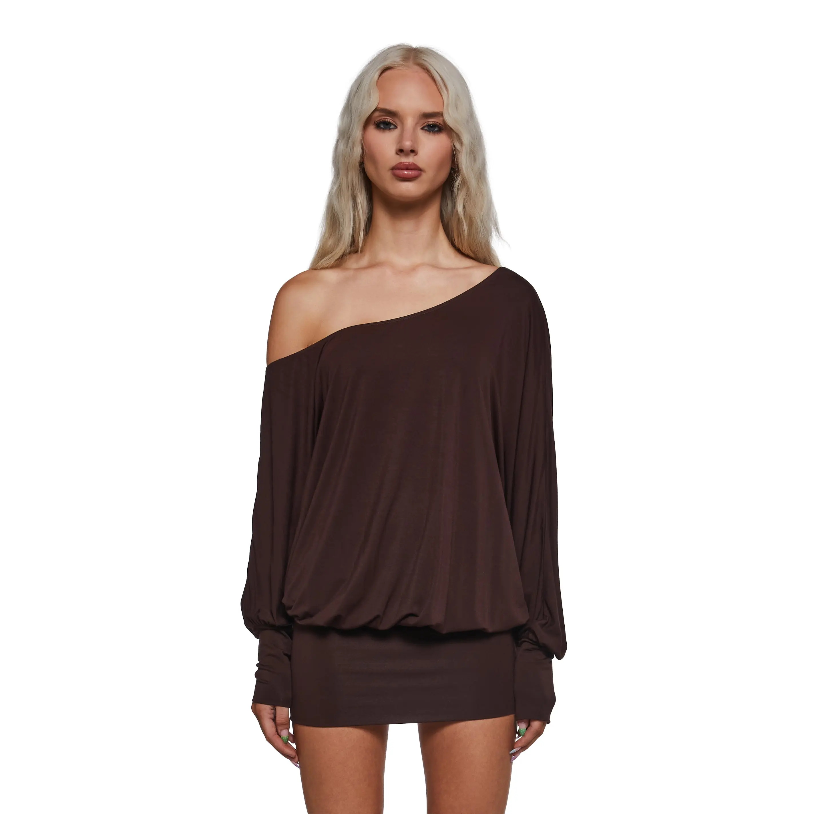 Milana Mini Dress - Brown Milana Mini Dress - Brown