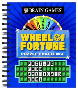 Brain Games - Wheel of Fortune Puzzle Challenge -- Publications International Ltd - Spiral