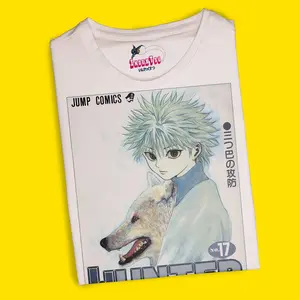 Anime Japanese Vintage Graphic Tee, HXH Portada 17 Tshirt, Hunter X Hunter Shirt, Manga Anime Shirt, Unisex Cotton T-Shirt, Anime Clothing, Trendy T-Shirt, Gift T-Shirt Top Menswear Womenswear Streetwear