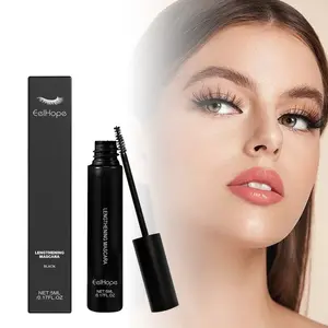 3D Curling Eyelash Iron Mascara, Black & Brown, Curling & Lengthening, Long-Lasting, Waterproof, Smudge-Proof, 24-Hour Wear, Natural Extension, Thickening Effect, Ultra Fine Volumizing Mascara, Cosmetics