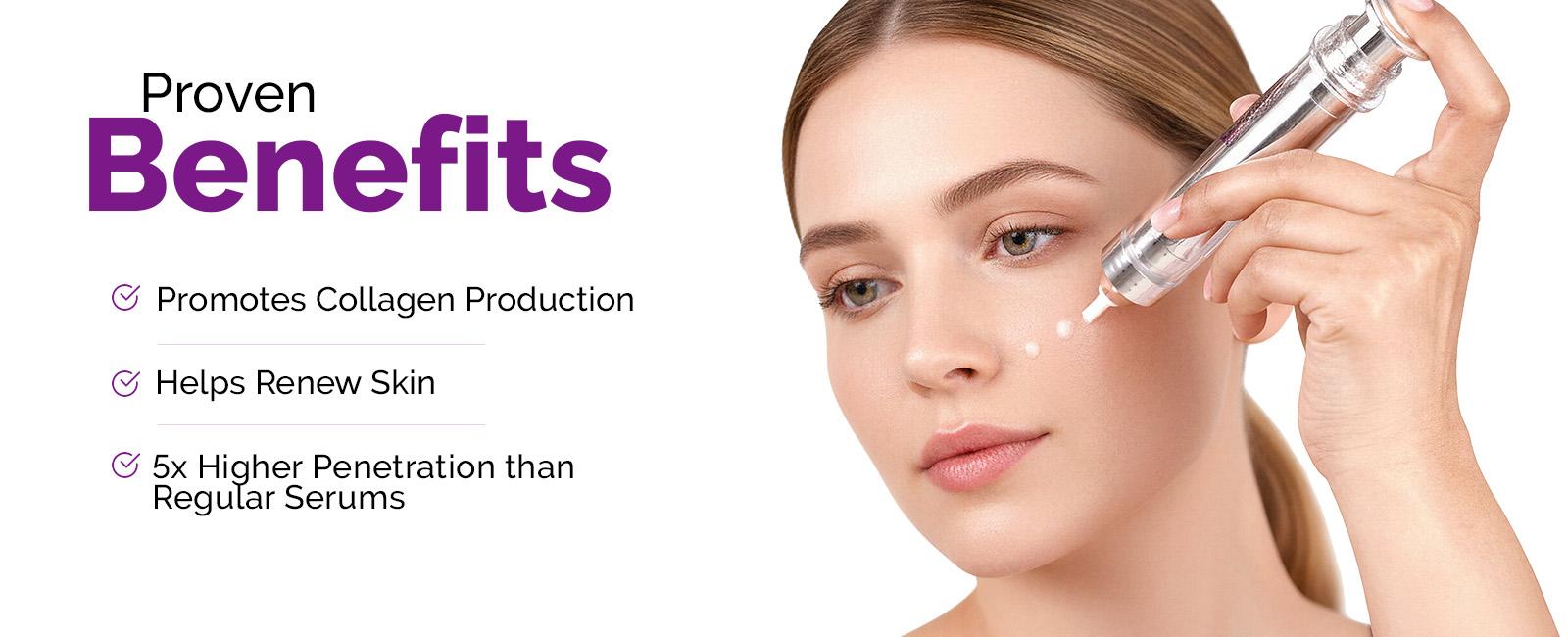 The Derma Co 3000 PPM Retinol Microneedle Serum Shot | Clinically Proven - Anti-Aging & Reduces Dark Spot | Acne Exfoliating Almond Serum |  Microneedling Anti-Aging Serum