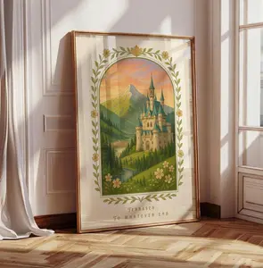 [UNFRAMED] TOG Terrasen Art Print, To Whatever End Quote, Fantasy Reading Merch for Bookworms