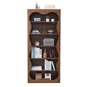 Giratree 71" Tall Bookshelf, 6 Tier Large Wooden Book Shelf, Modern Freestanding Bookshelves and Bookcases, Unique Bookcase Display Storage Shelves for Living Room, Bedroom, Classroom, Office, Library