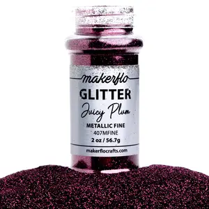 Makerflo Metallic Fine Glitter - Juicy Plum