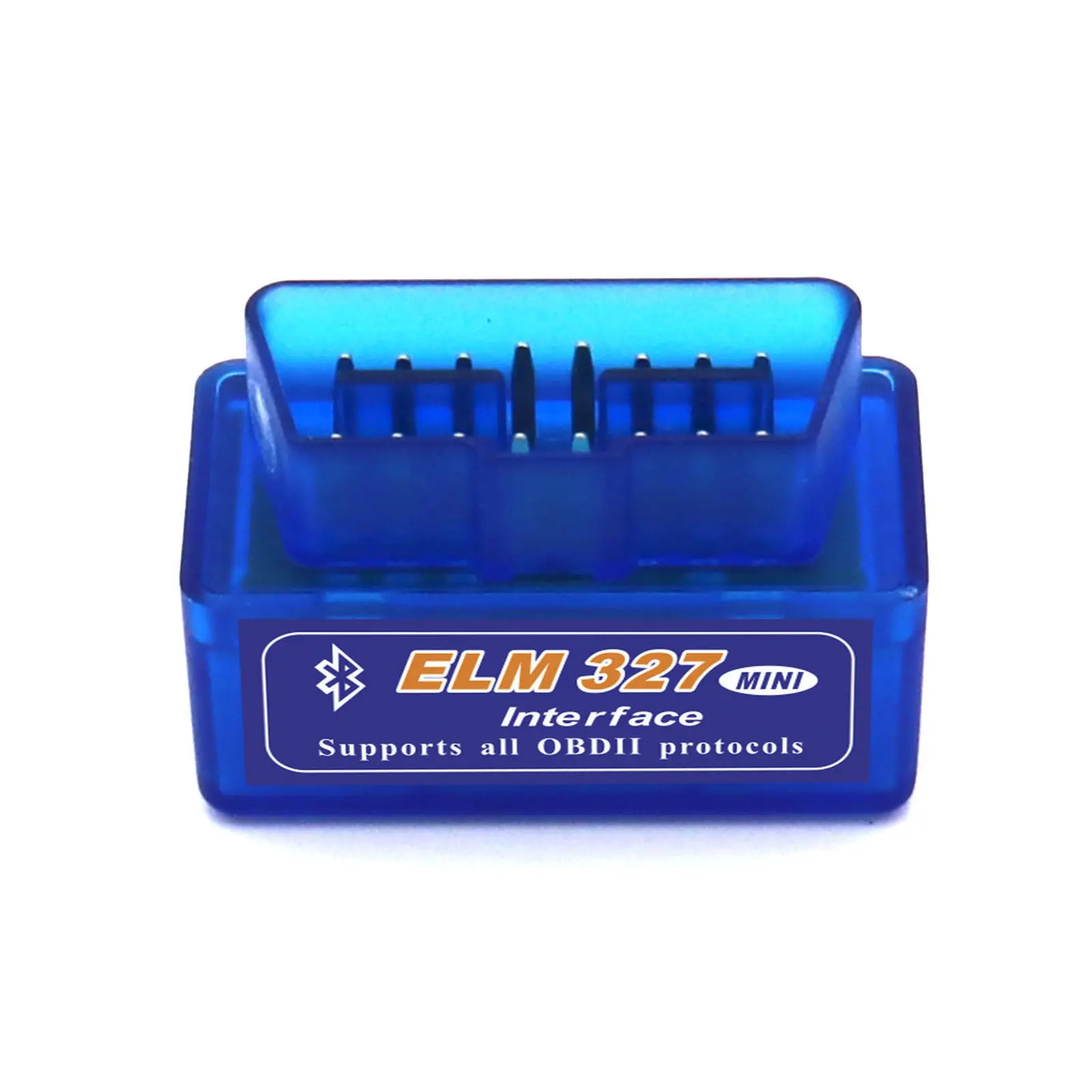ELM327 Dual-Mode Bluetooth 5.1 OBD2 Car Fault Code Reader Mini Adapter - 1.95x1.25in Pocket-Sized Tool with v2.1 Chipset, Universal Smartphone Compatibility, Real-Time Sensor Data Stream, Fuel Economy & Trip Analysis for iOS, 1.95 X 1.25 Inches